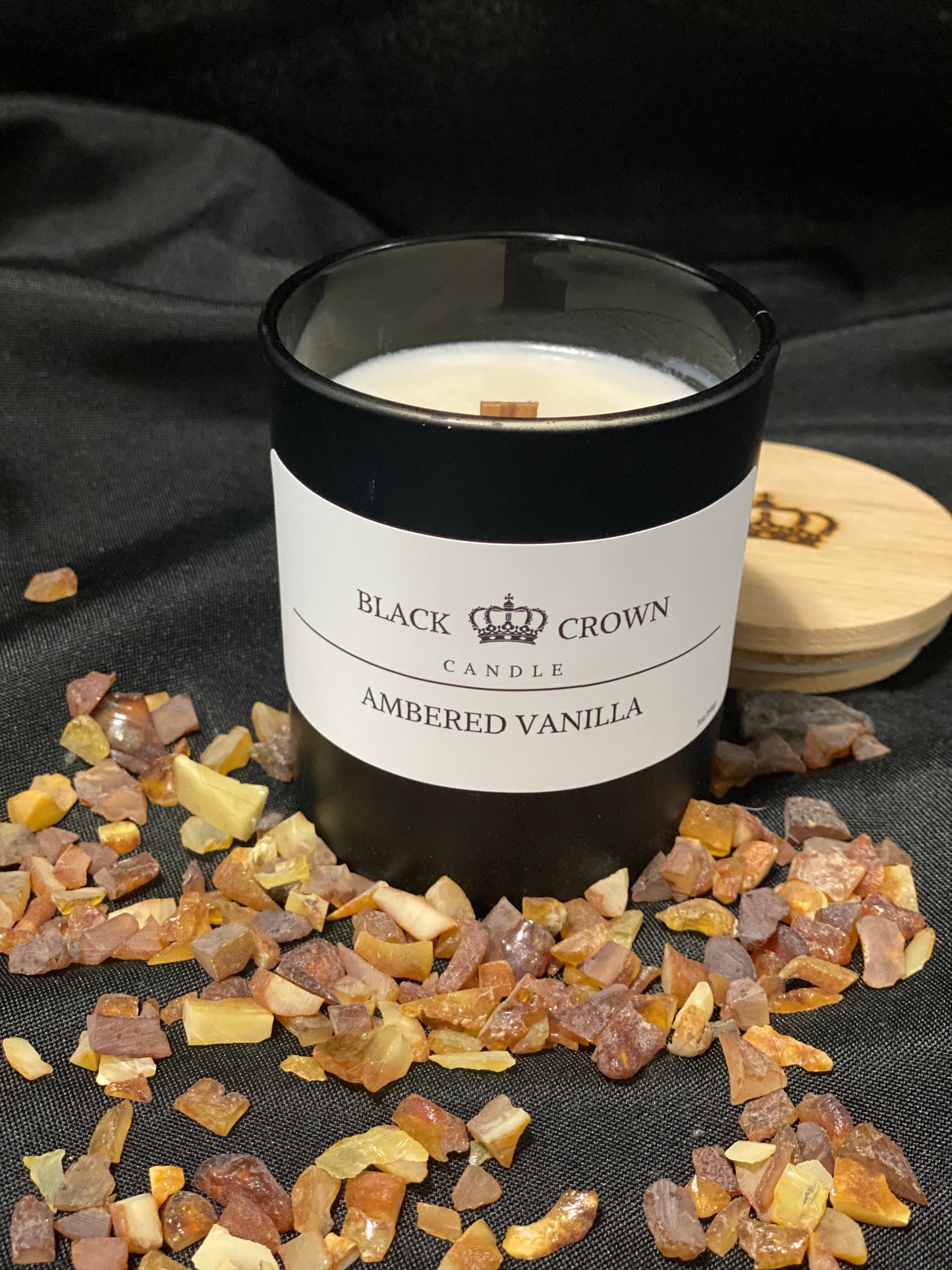 Ambered Vanilla 7oz soy candle