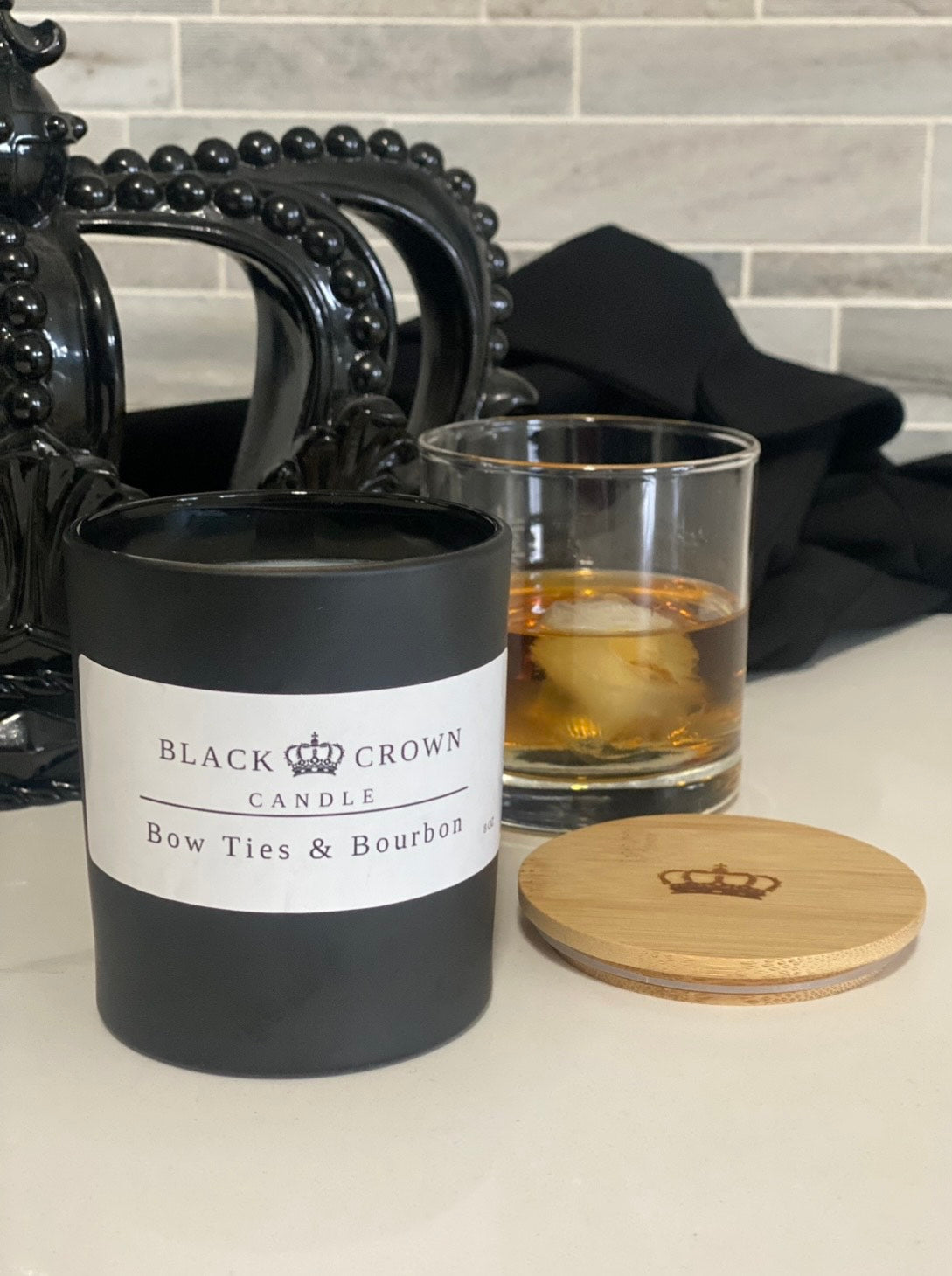 Bow Ties & Bourbon 7 oz Soy Candle