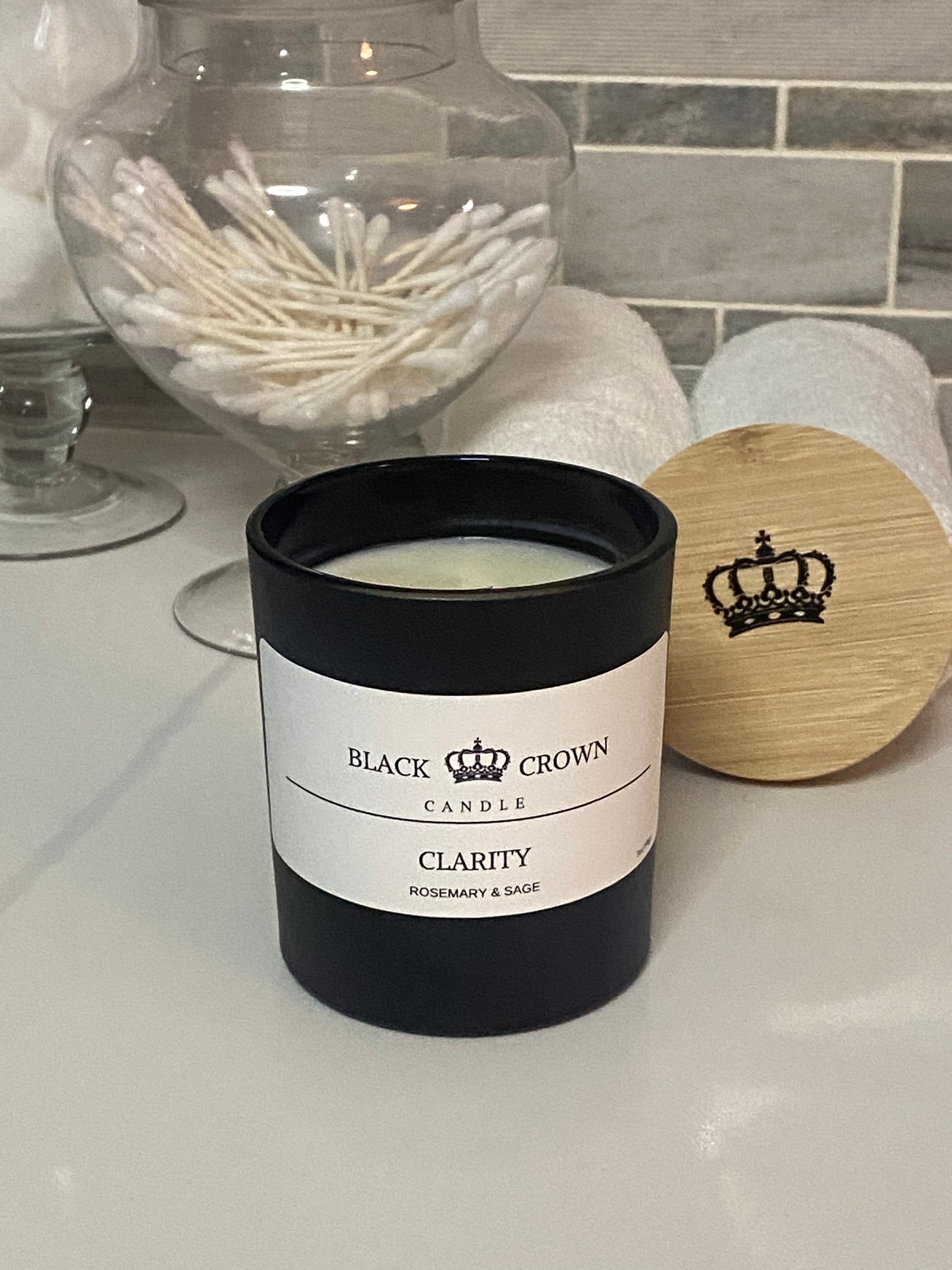 Clarity-Rosemary & Sage Soy Candle 7oz