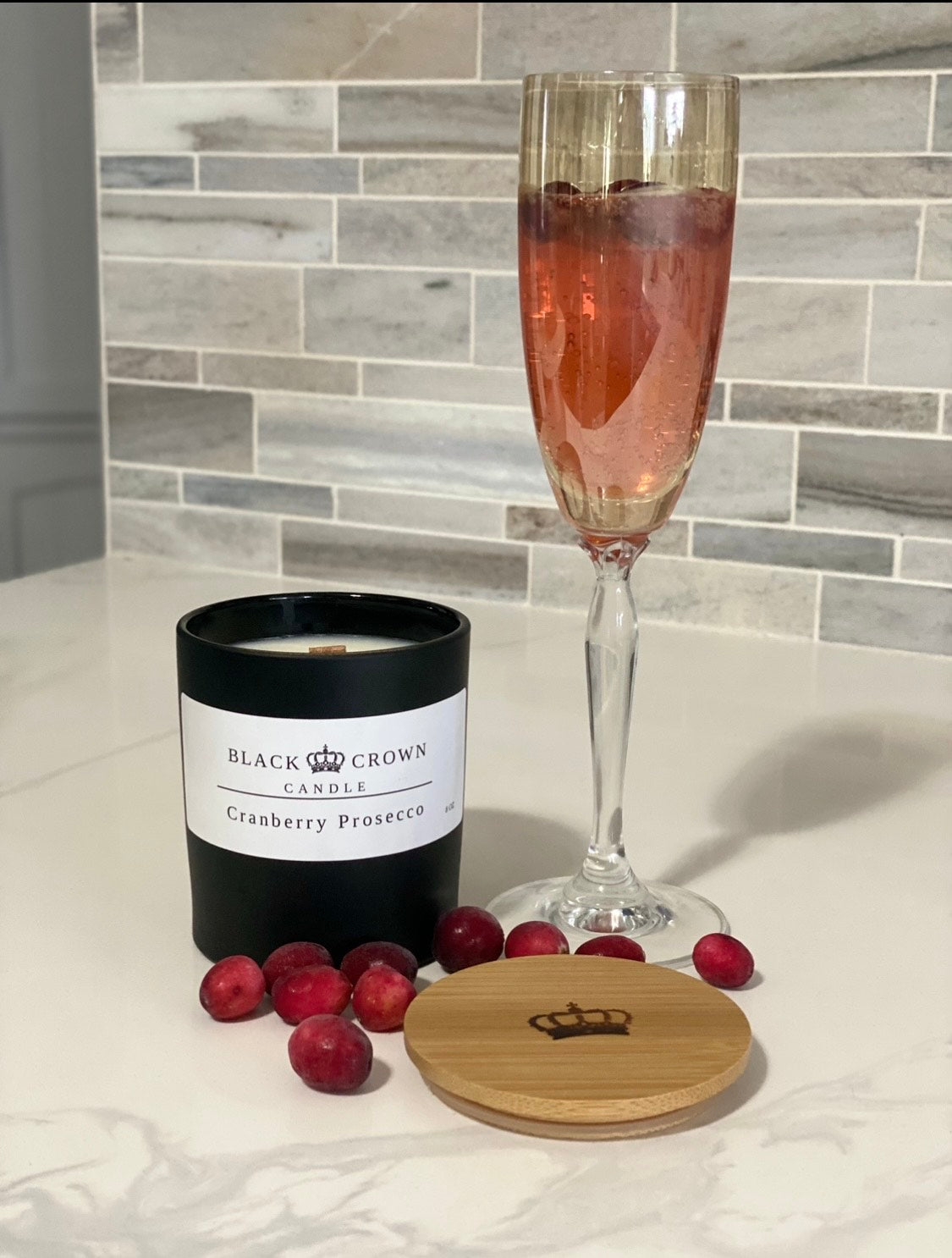 Cranberry Prosecco 7oz Soy Candle