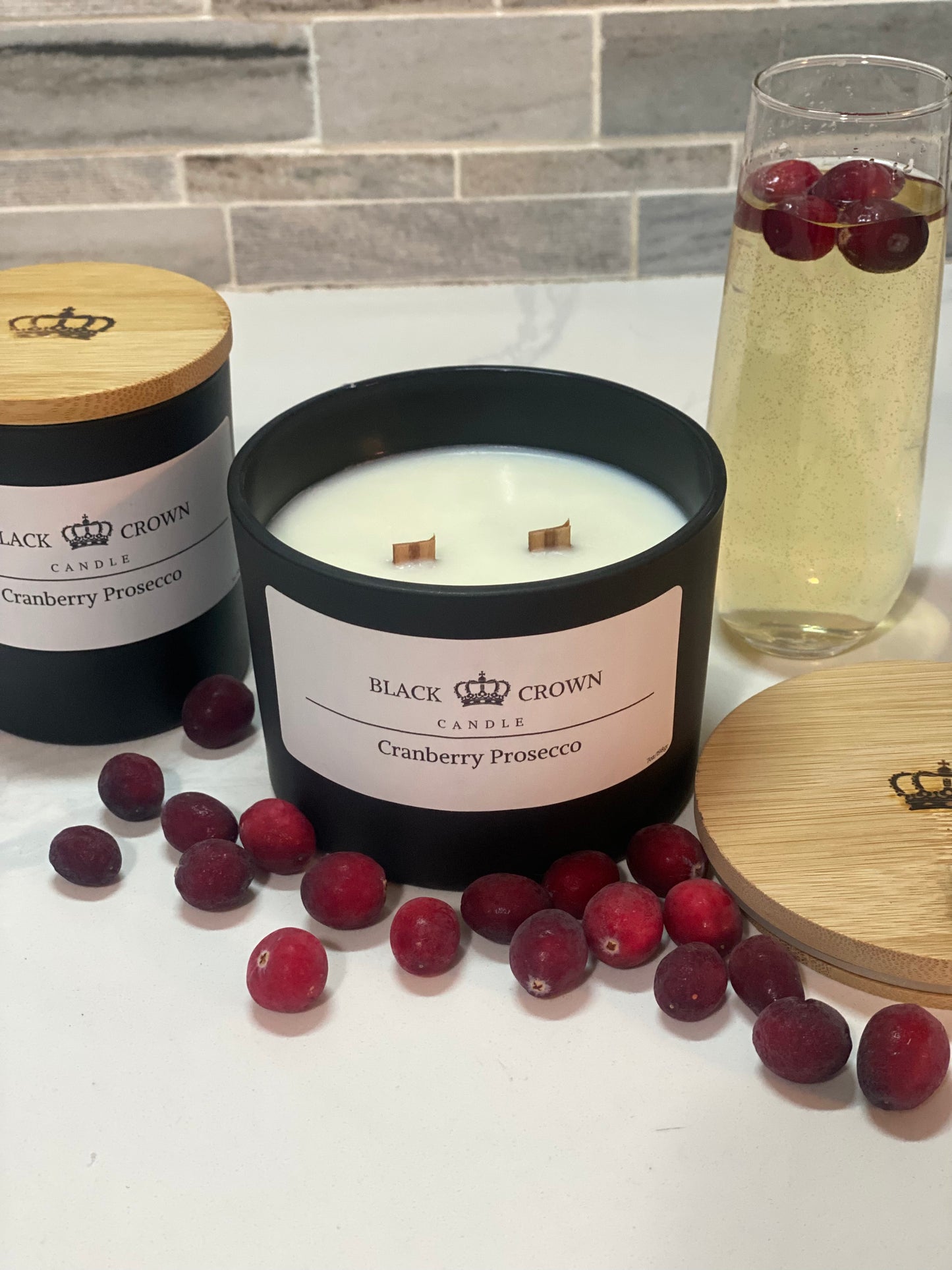 Cranberry Prosecco Two Wick 10oz Soy Candle