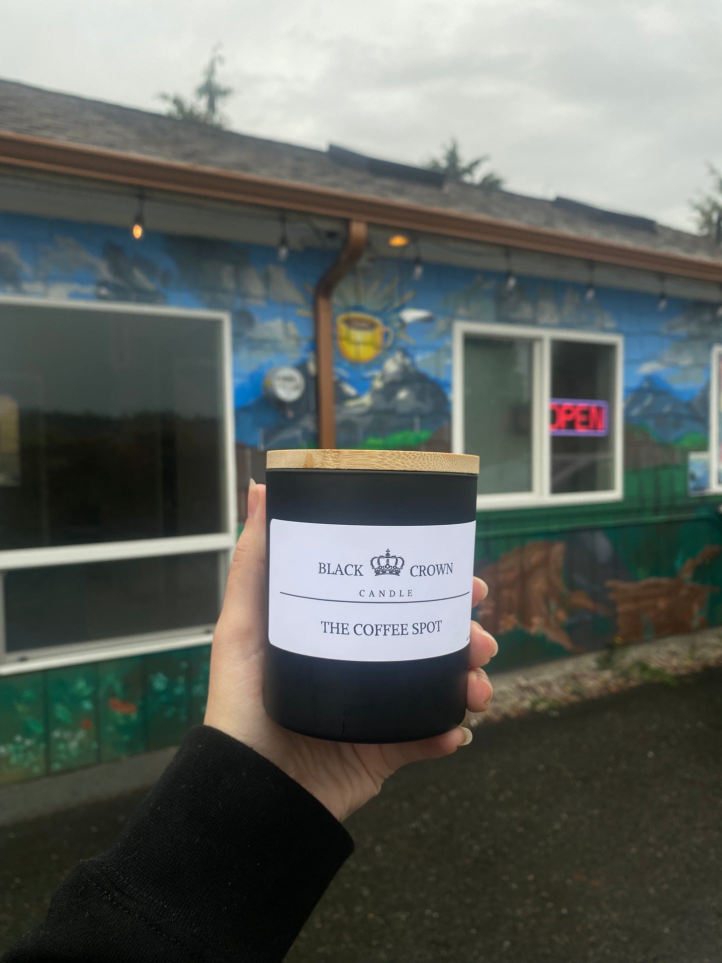 The Coffee Spot 7oz soy candle