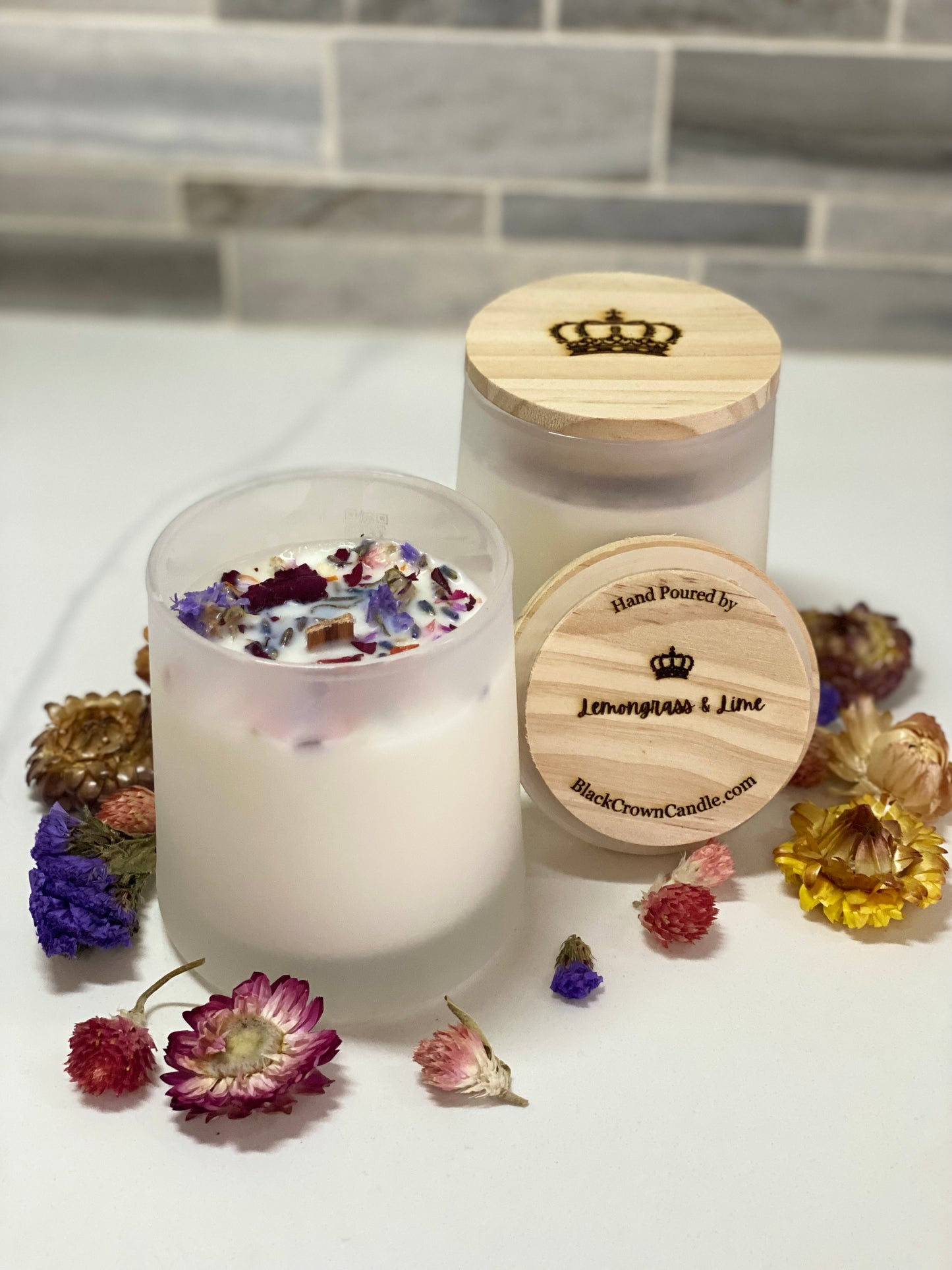 Lemongrass & Lime 6oz soy candle