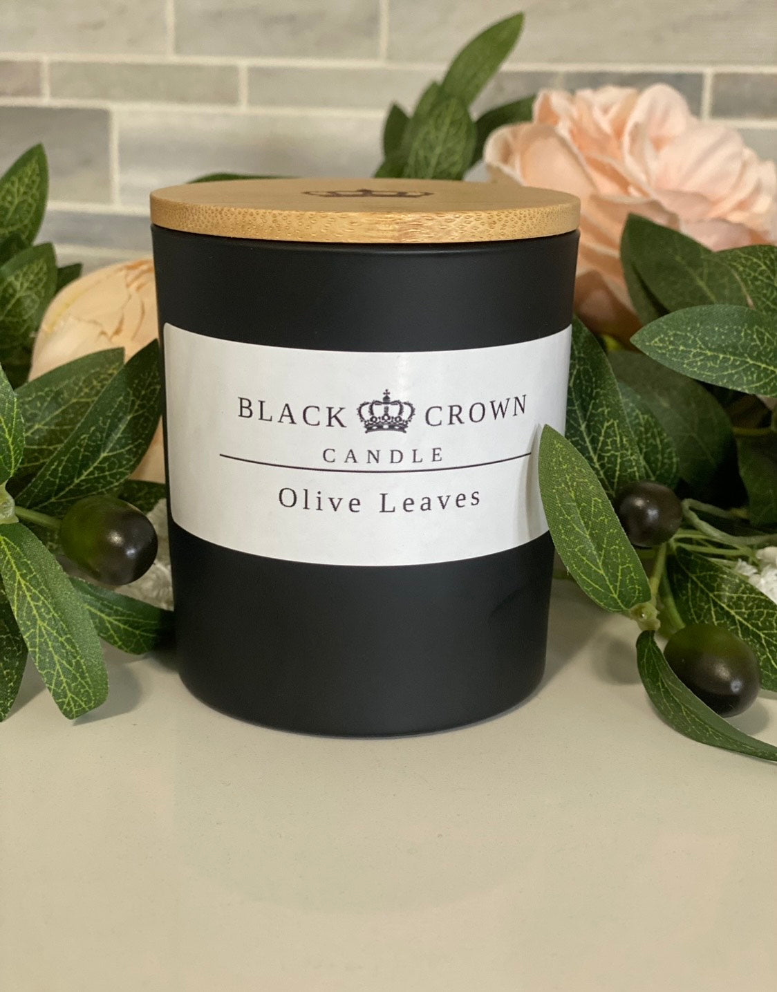 Olive Leaves 7oz Soy Candle