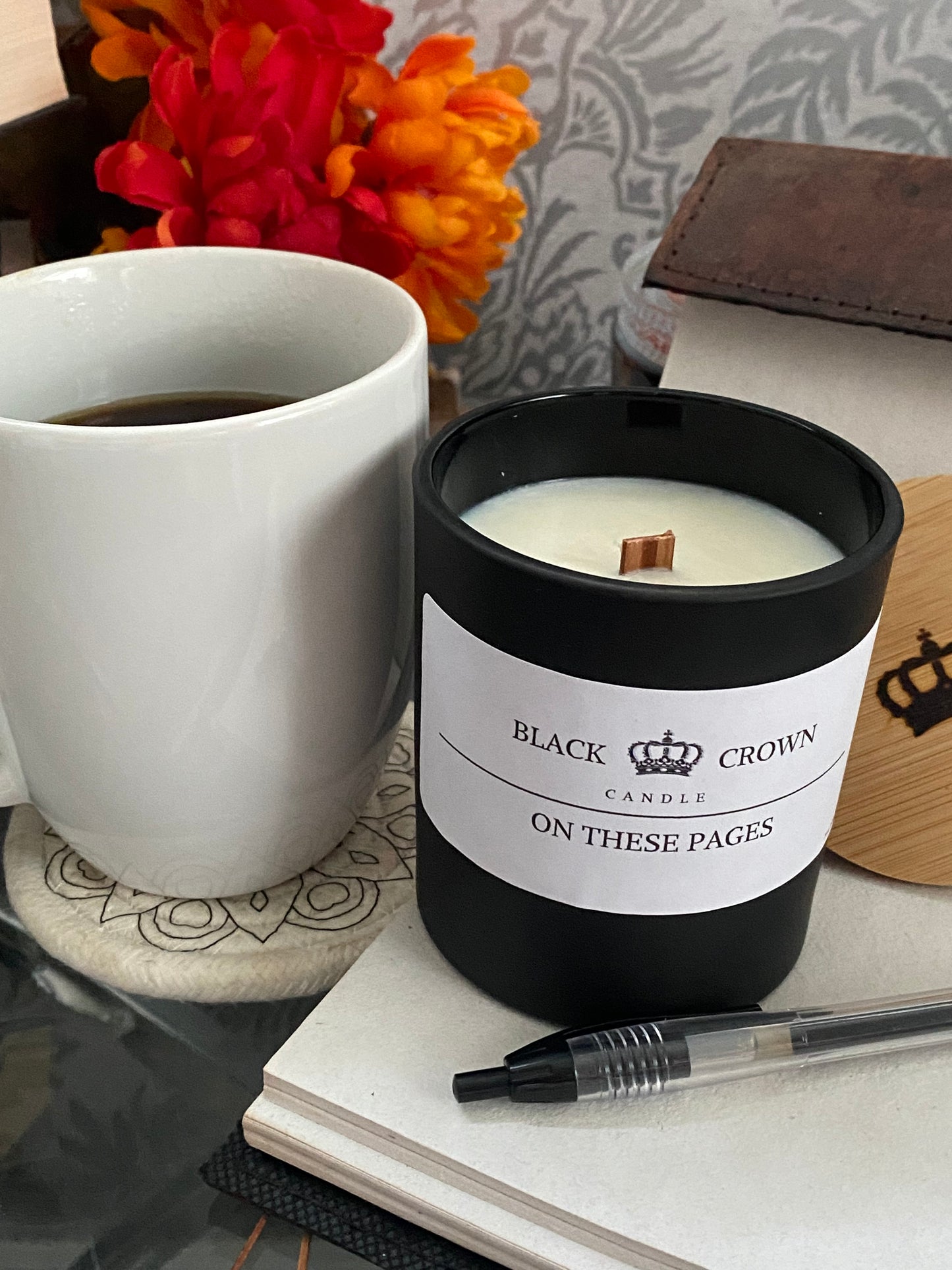 On These Pages (Coffee Shop) 7oz Soy Candle