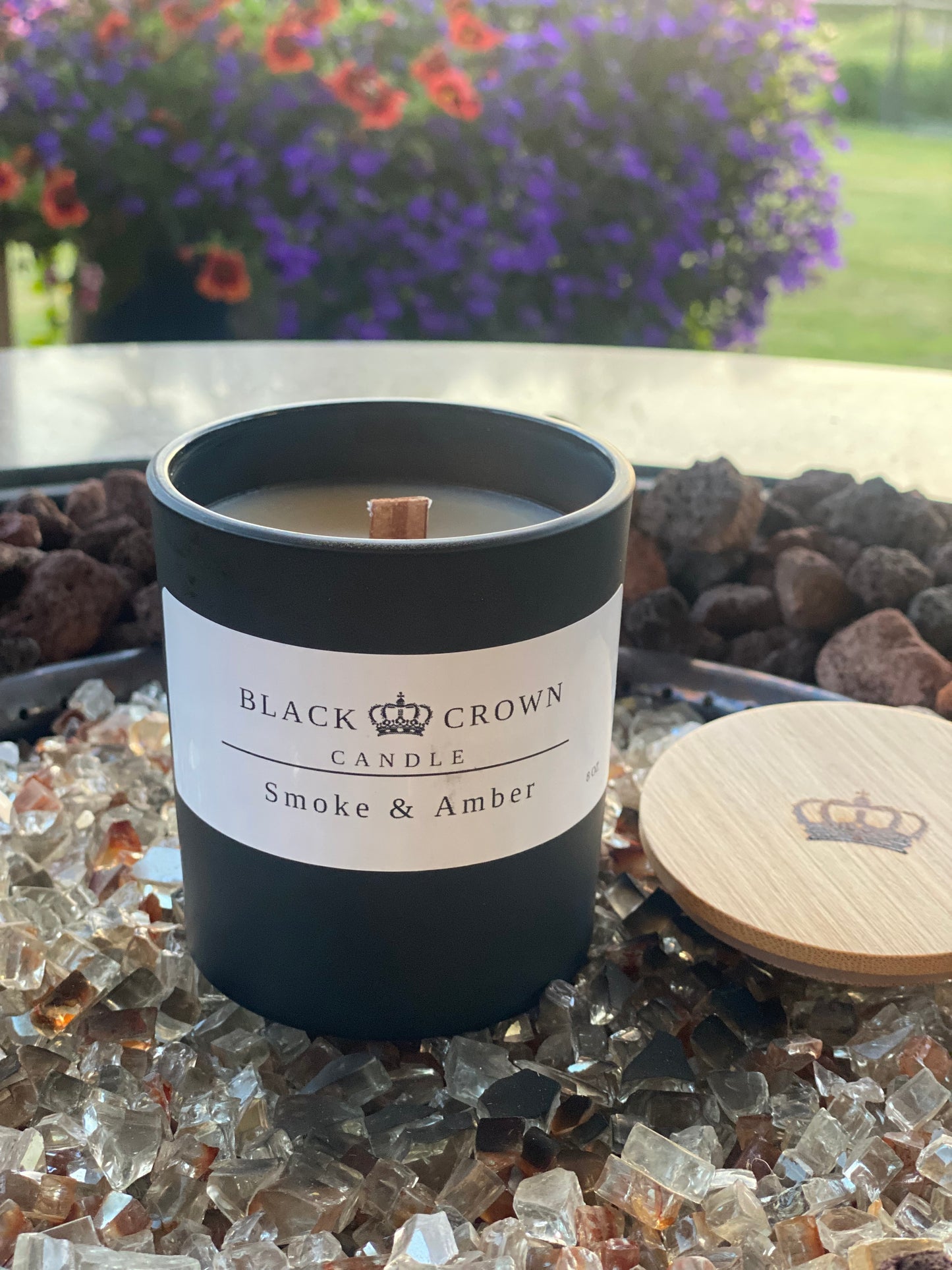 Smoke & Amber 7oz Soy Candle