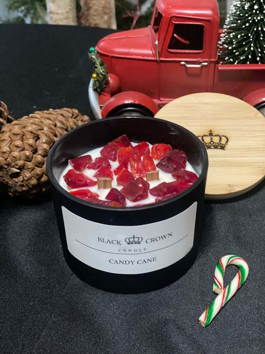 Candy Cane Two Wick Soy Candle 10oz