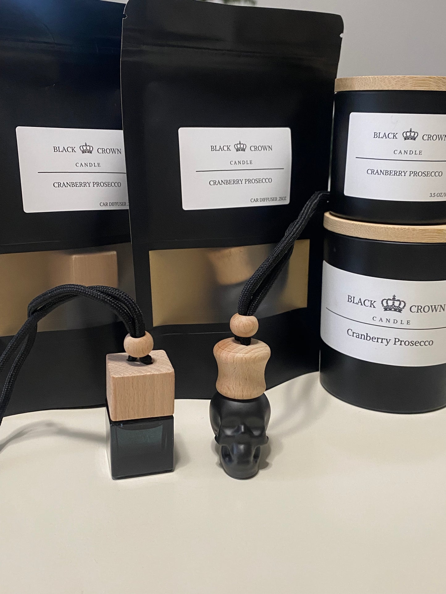 Skully Cranberry Prosecco Car Diffuser .25oz