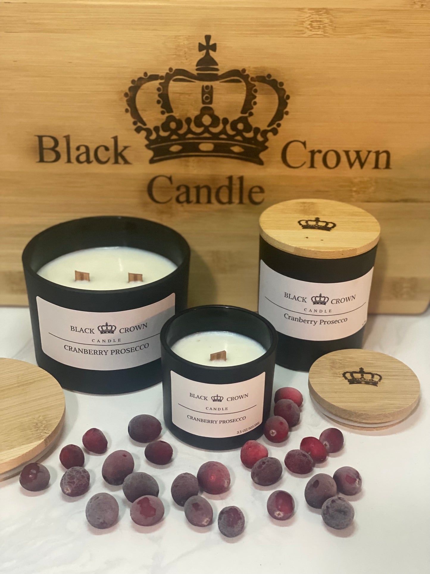 Cranberry Prosecco 3.5oz Soy Candle