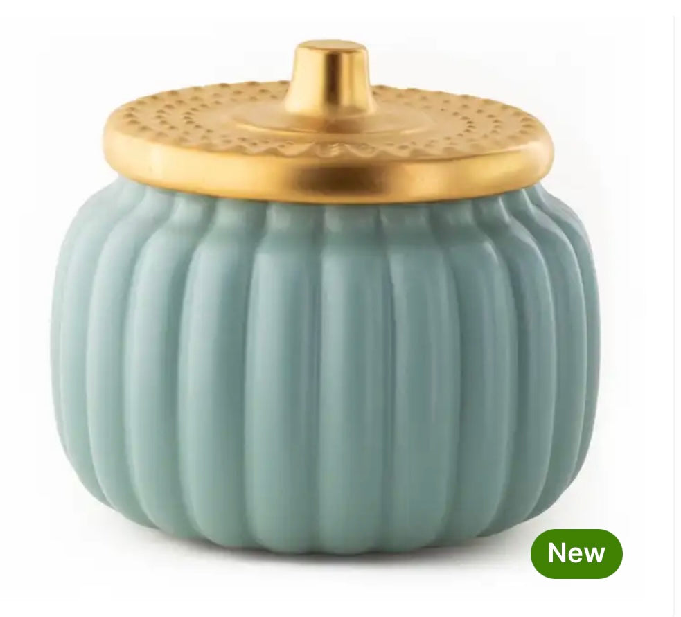 Lane Cellars & Autumn Leaf Books: 16oz Teal Pumpkin Jar