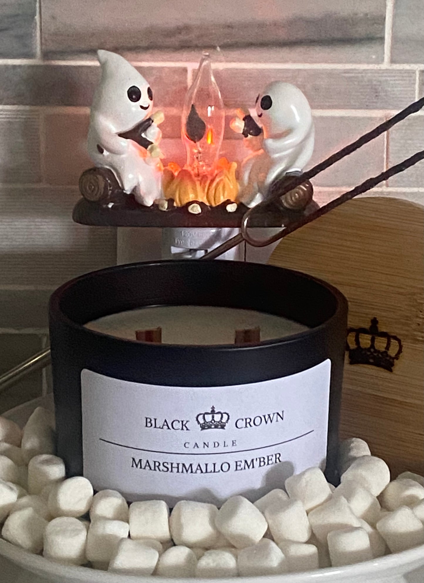 Marshmello Em'ber Two Wick 10oz Soy Candle