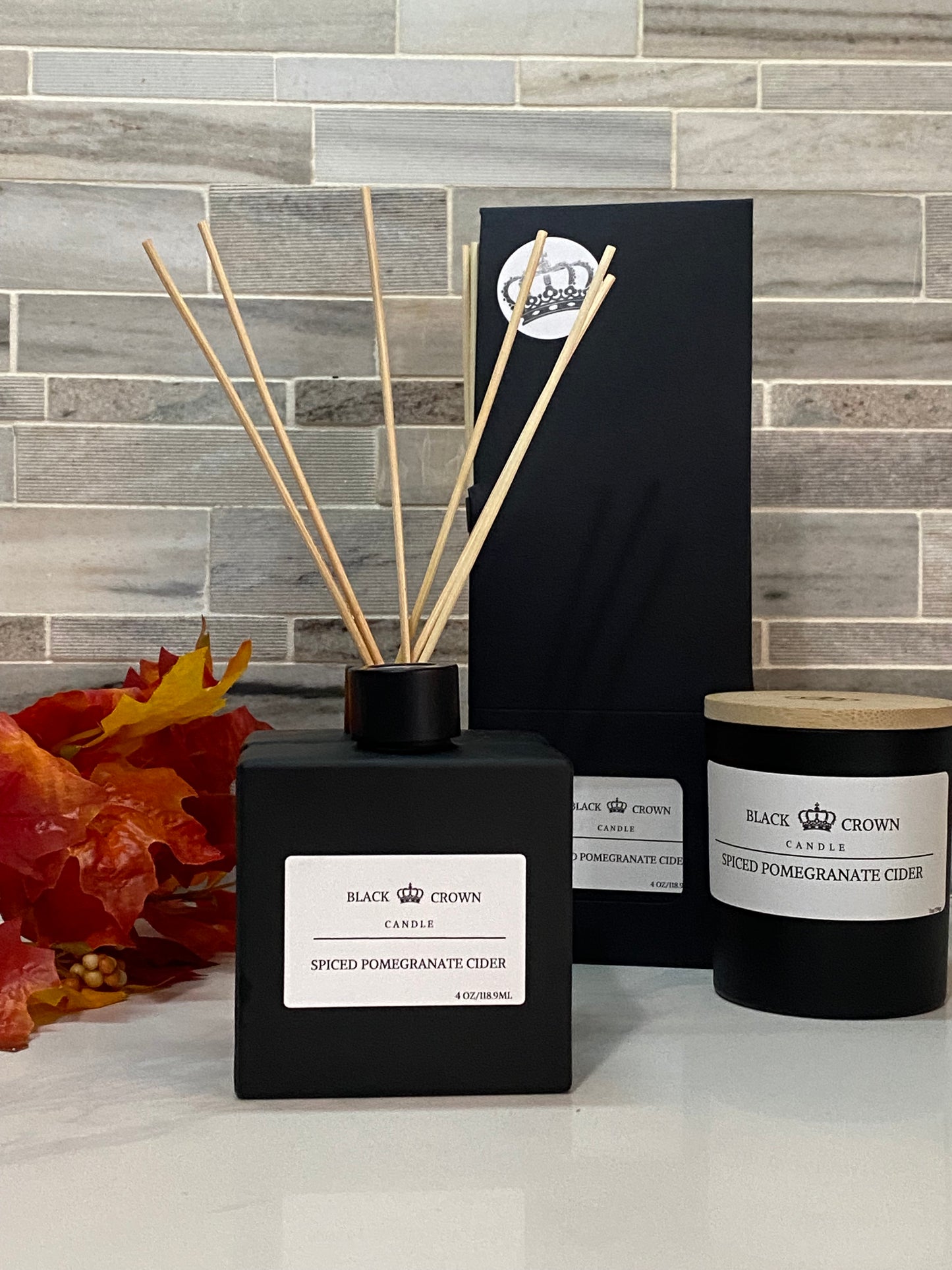 Spiced Pomegranate Cider Reed Diffuser 4oz