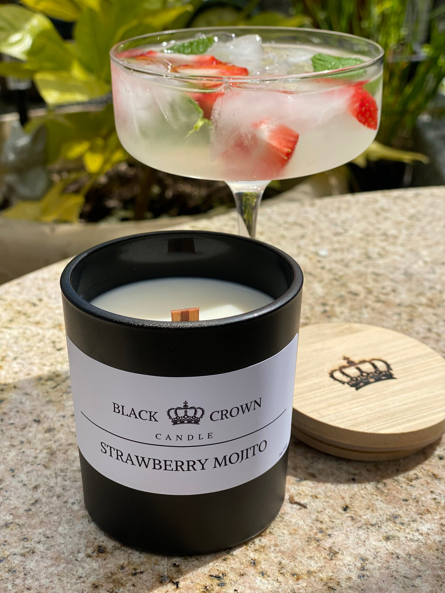 Strawberry Mojito 7oz soy candle